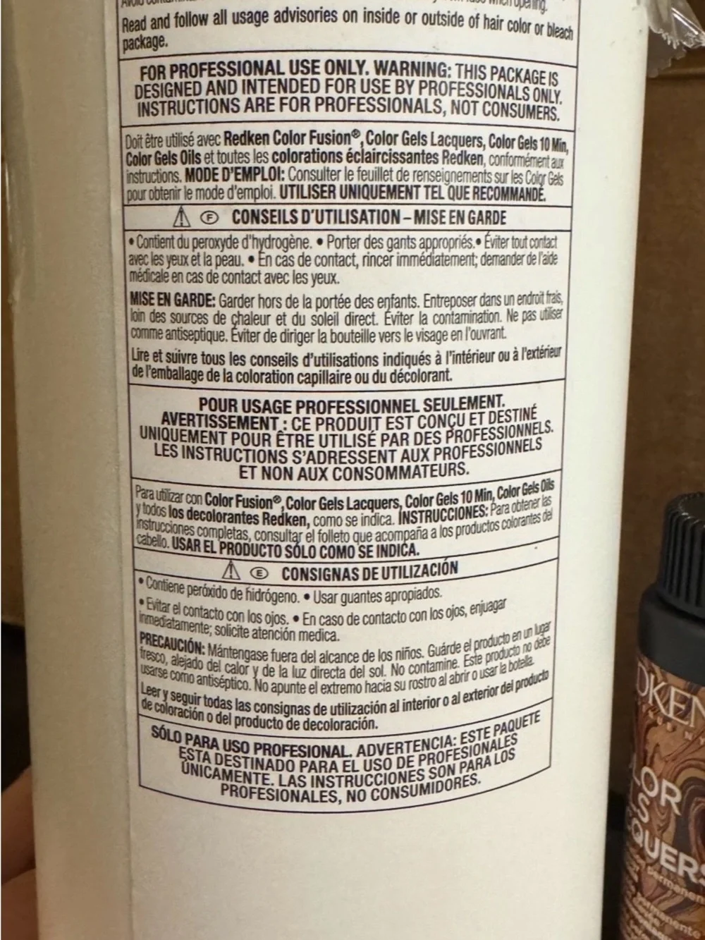 Redken Pro-Oxide 20 Volume Cream Developer